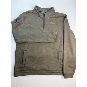 Cinch 1996 Men's Brown Quarter Zip Sweater Pullover Jacket Size XXL 2XL